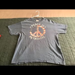 Hanes Light/bluish gray t-shirt-L